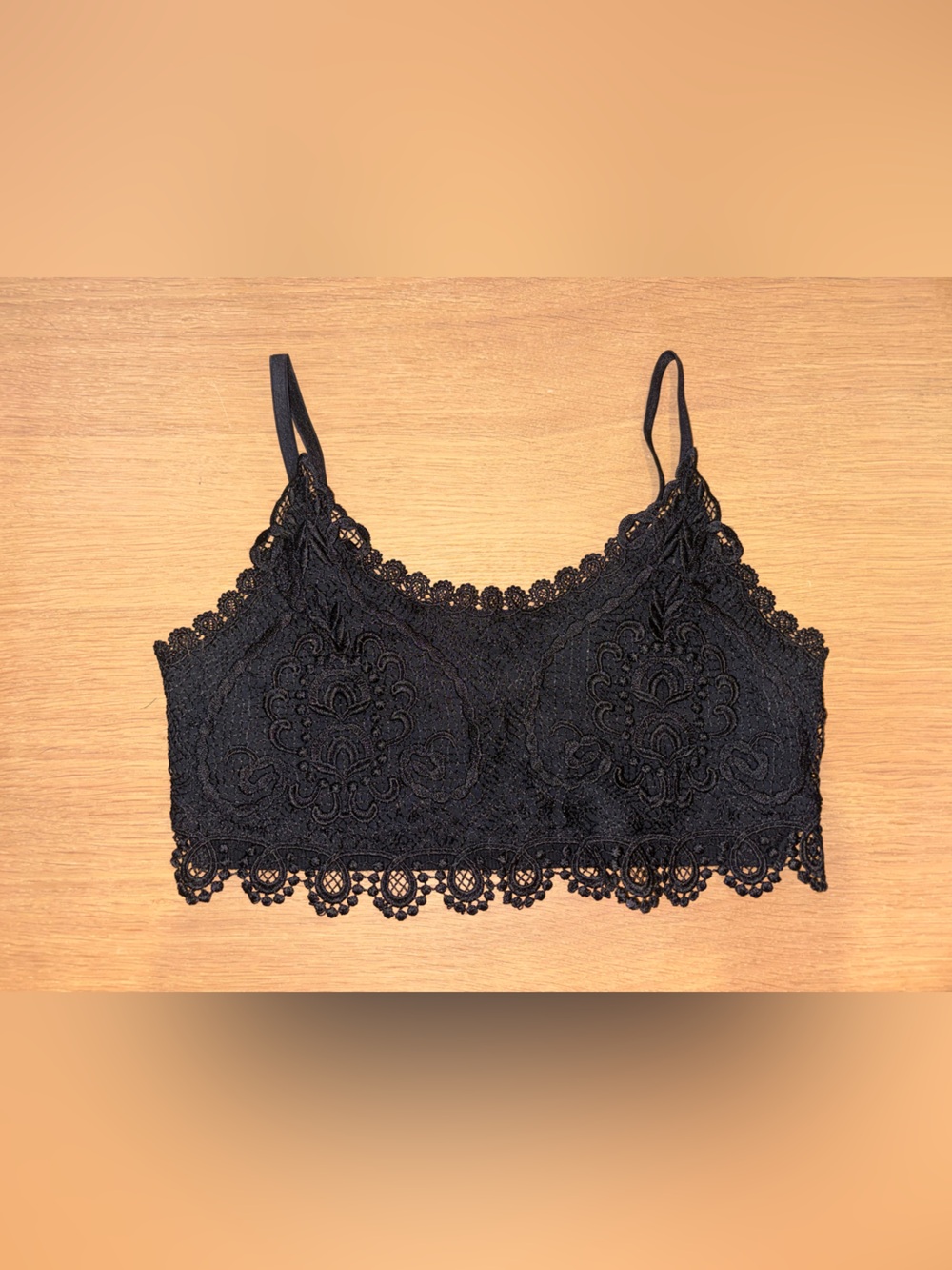 Black Bralette TopShop